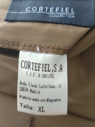 Abrigo Cortefiel hombre reversible T XL