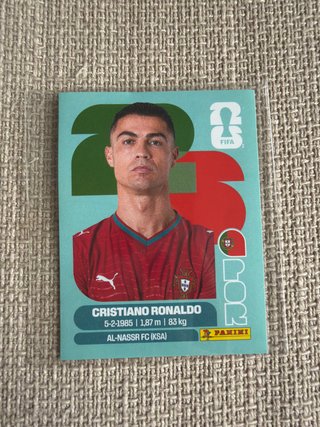 Cromo Panini FIFA 2026 Cristiano Ronaldo