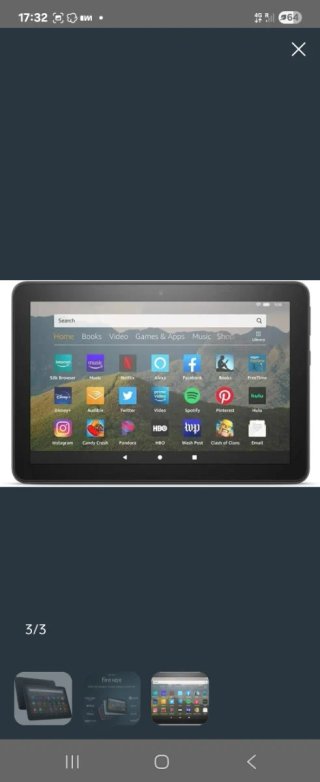 Tablet Amazon Fire HD 8 Nero