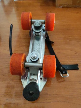 Patines de 4 ruedas naranjas