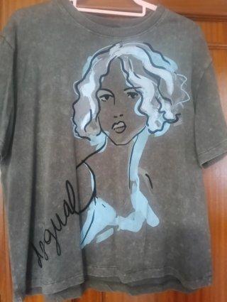 Camiseta Desigual Gris
