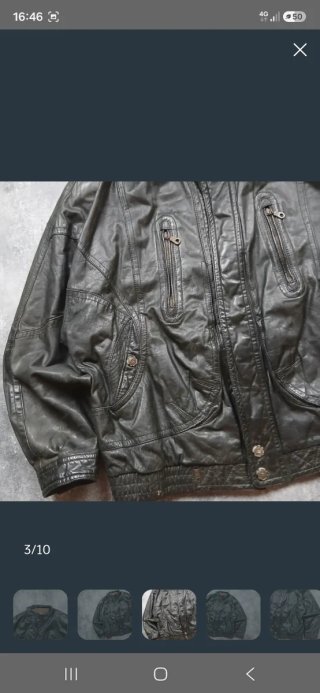3 Chaquetas de Cuero (Tallas M y XL)