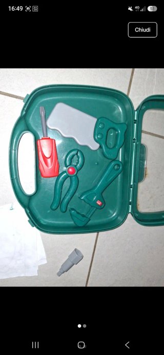 Cassetta attrezzi giocattolo per bambini