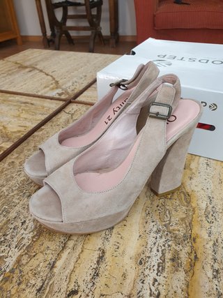 ODSTEP Zapatos de tacón beige Talla 36