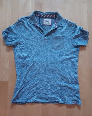 Camiseta Polo Brave Soul Azul Talla L