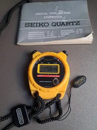 Cronometro Seiko Quartz Digitale