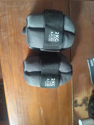 Set de 2 Brazaletes de Entrenamiento 2kg