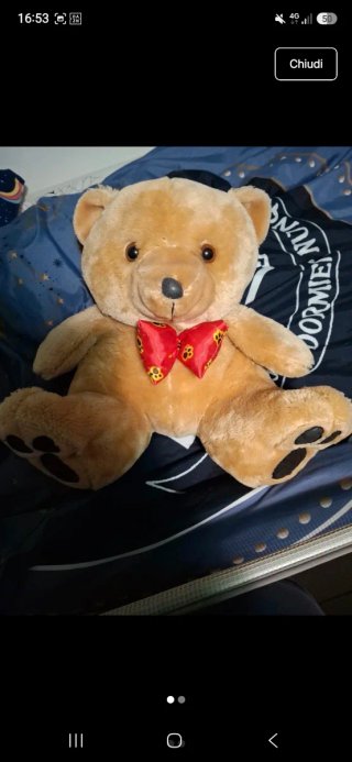 Grande orsacchiotto di peluche