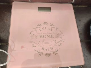 Báscula de Baño Digital Rosa