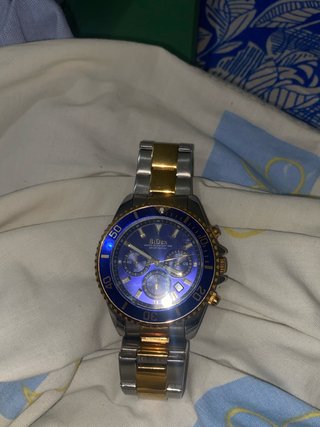 Reloj Biden Azul y Dorado