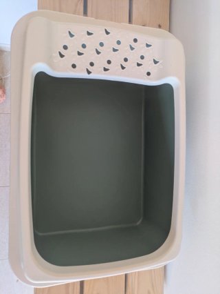 Arenero para gato con filtro