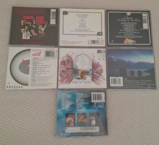 Lote 7 CDs Queen