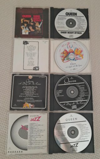 Lote 7 CDs Queen