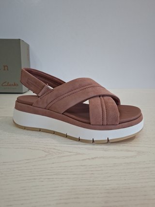 Sandalias Clarks Tuscan Cross Rosa Talla 37