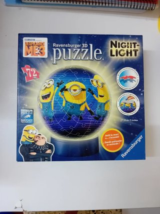 Lámpara puzzle minioms