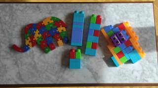 Set de Juguetes de Construcción y Puzzle