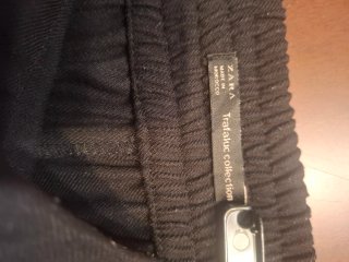 Pantalón Zara lazo negro