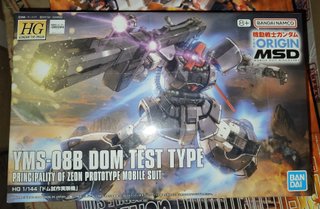 Maqueta HG Gundam The Origin YMS-08B Dom Test