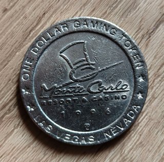Token 1 Dolar Casino Monte Carlo Las Vegas (1996)