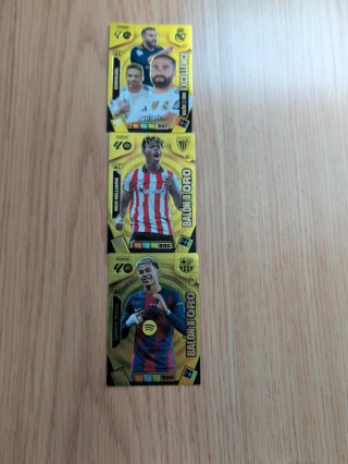 Lote 3 Cromos Panini Balón de Oro