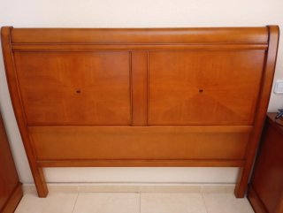 Cama 135cm con cabecero y somier