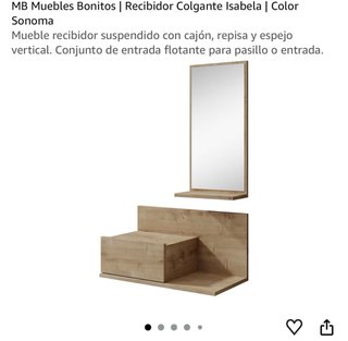 Recibidor Colgante Isabela Color Sonoma