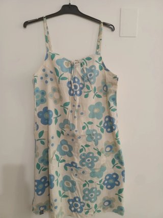 Vestido Desigual Estampado Floral