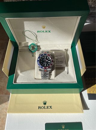 Reloj Rojo/Azul
