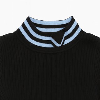 Top Crop Rayas Azul Nuevo T.xs