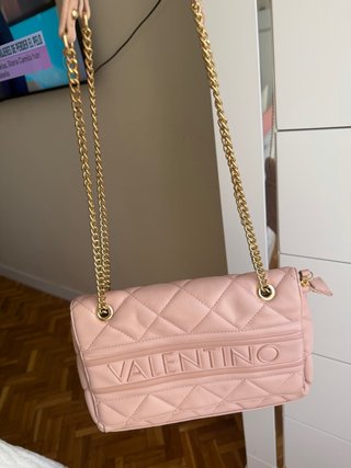 Bolso Valentino Rosa y Dorado original