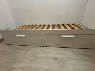 Cama simple BRIMNES 85x200 2 cajones