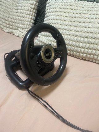 Volante para videojuegos GTR, con cable USB