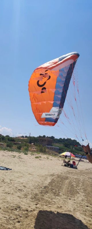 Parawing kitefoil Flysurfer POW 4mt