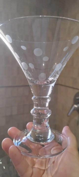 Copas Martini Vintage Lunares