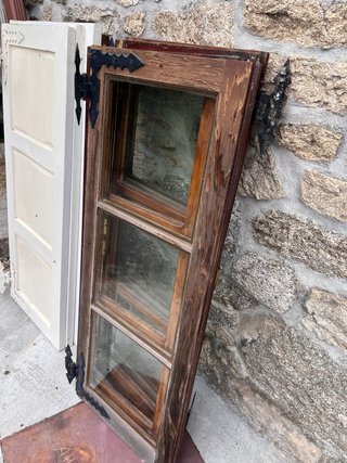 Ventanas antiguas pino Aragón