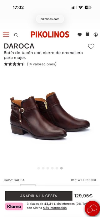 Botines Pikolinos Mujer Talla 37