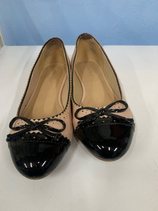 Bailarinas Anna Field Beige y Negro Talla 40