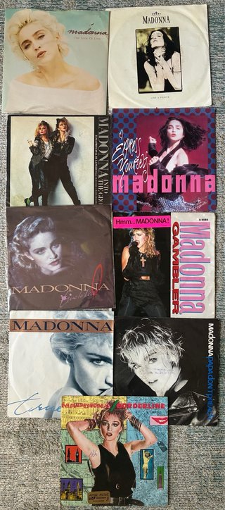 Lote 9 Vinilos Madonna