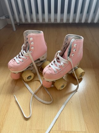 Patines Oxelo rosas talla 30
