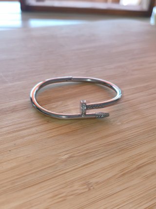 Pulsera Juste un Clou Cartier plateada