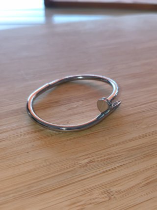 Pulsera Juste un Clou Cartier plateada