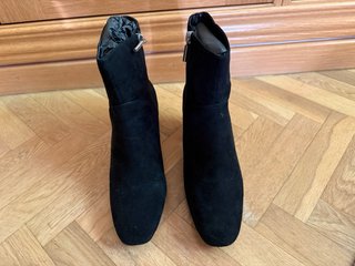 Botines de ante negros Zara