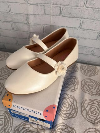 Bailarinas de comunión blancas talla 36