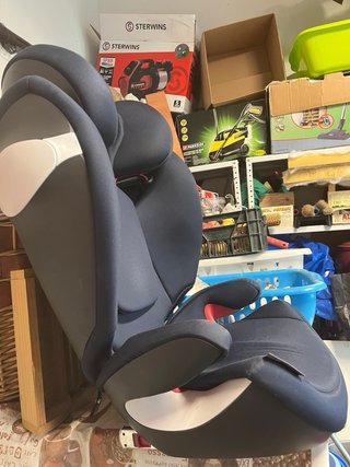 Silla de coche negra