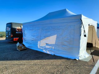 Carpa Plegable Aluminio 6x4 m