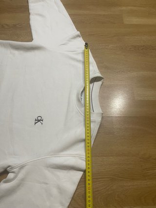 Sudadera Calvin Klein Jeans Blanca Talla S