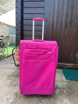 Maleta de viaje VGG rosa