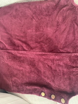 Peto falda pana burdeos talla 40