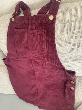 Peto falda pana burdeos talla 40