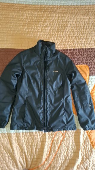 Blusão Impermeável Wedze Preto